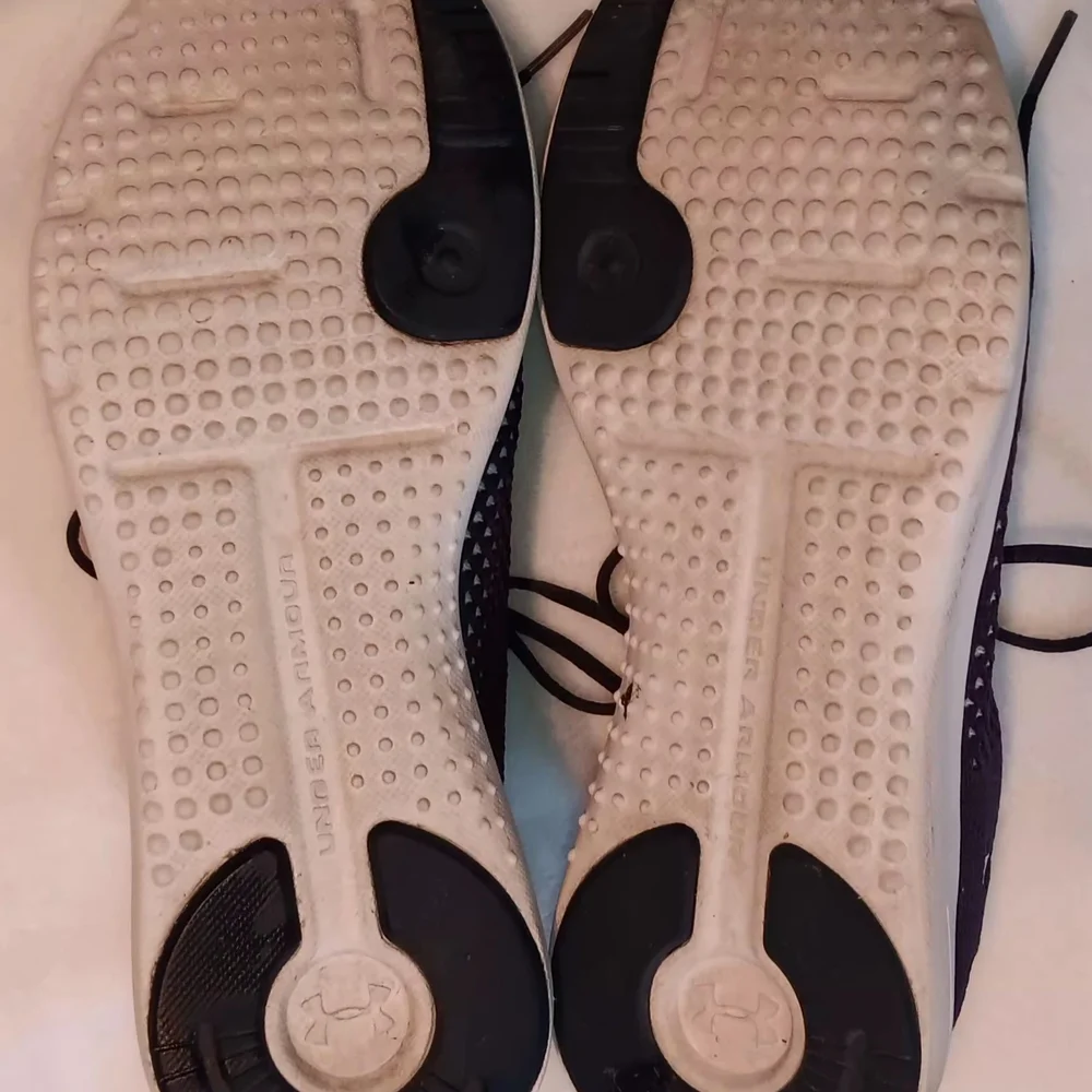Under Armour Rapid Navy Blue Knit Athletic Shoes